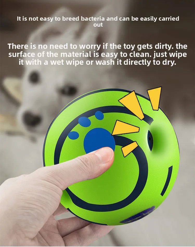 Dog Toys Wobble Wag Giggle Glow Ball Interactive Dog Attention Toy Fun Giggle Sounds Ball when  perros accesorios jouet chien