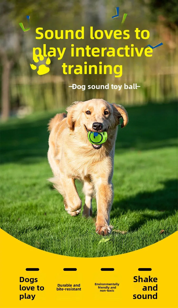 Dog Toys Wobble Wag Giggle Glow Ball Interactive Dog Attention Toy Fun Giggle Sounds Ball when  perros accesorios jouet chien