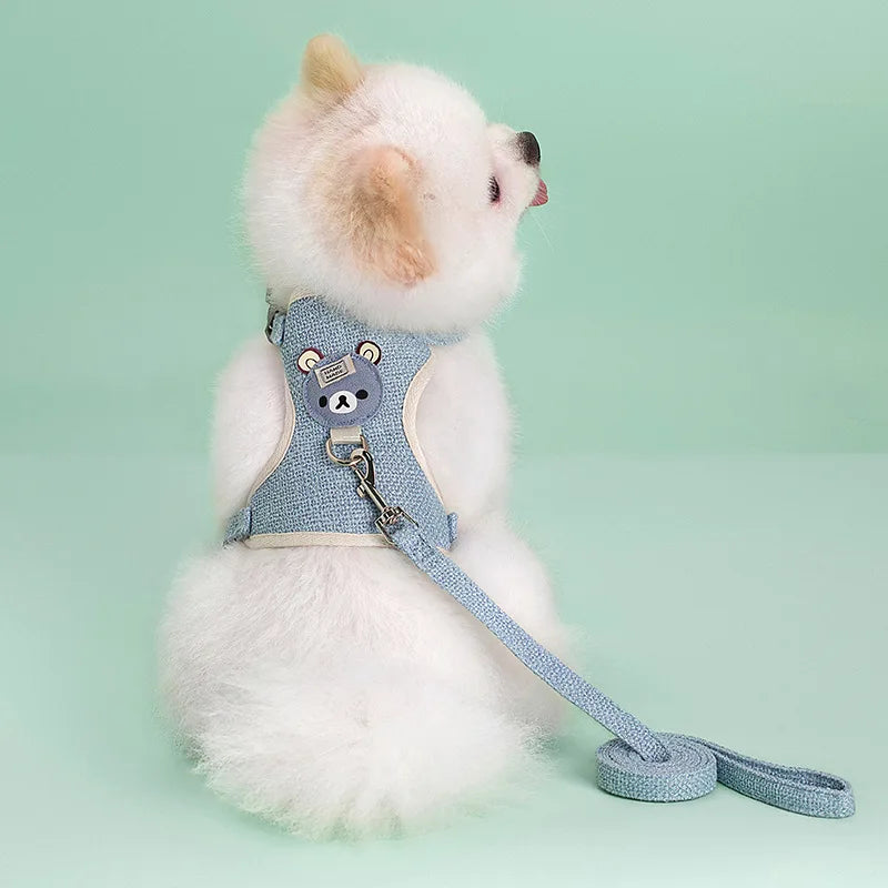 Pet Dog Harness Lead Leash Set Adjustable Puppy Kitten Vest Harness Small Medium Dog Cat Collar Chihuahua Pet Dog Accessories