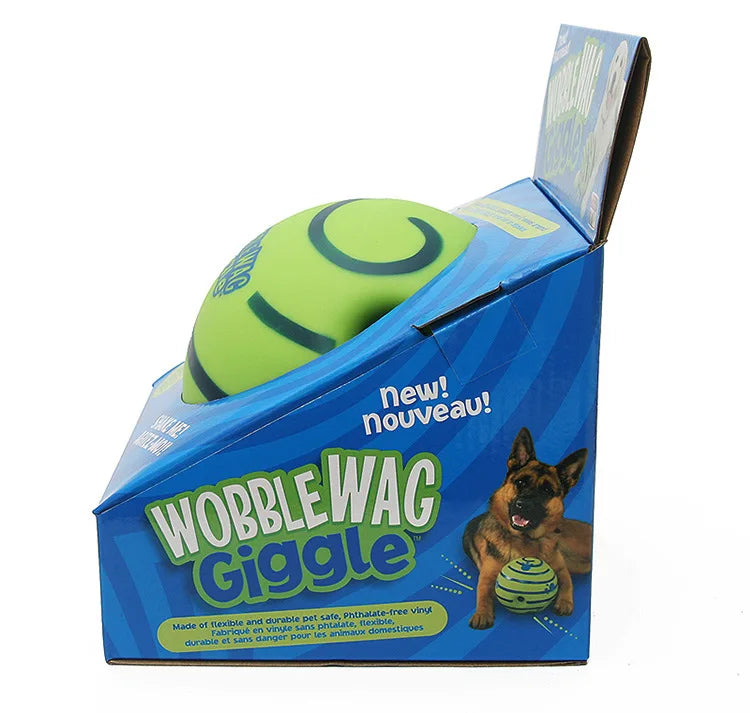 Dog Toys Wobble Wag Giggle Glow Ball Interactive Dog Attention Toy Fun Giggle Sounds Ball when  perros accesorios jouet chien