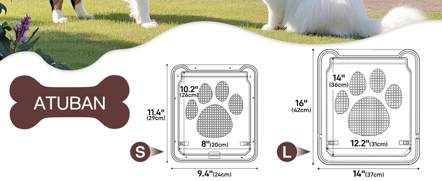 ATUBAN🚪PawPass™ Magnetic Pet Screen Door