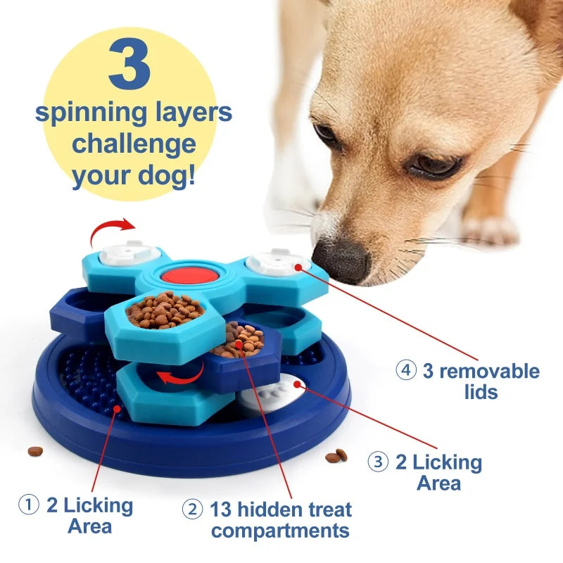 🧩 SmartPaws™ Interactive Dog Puzzle Feeder