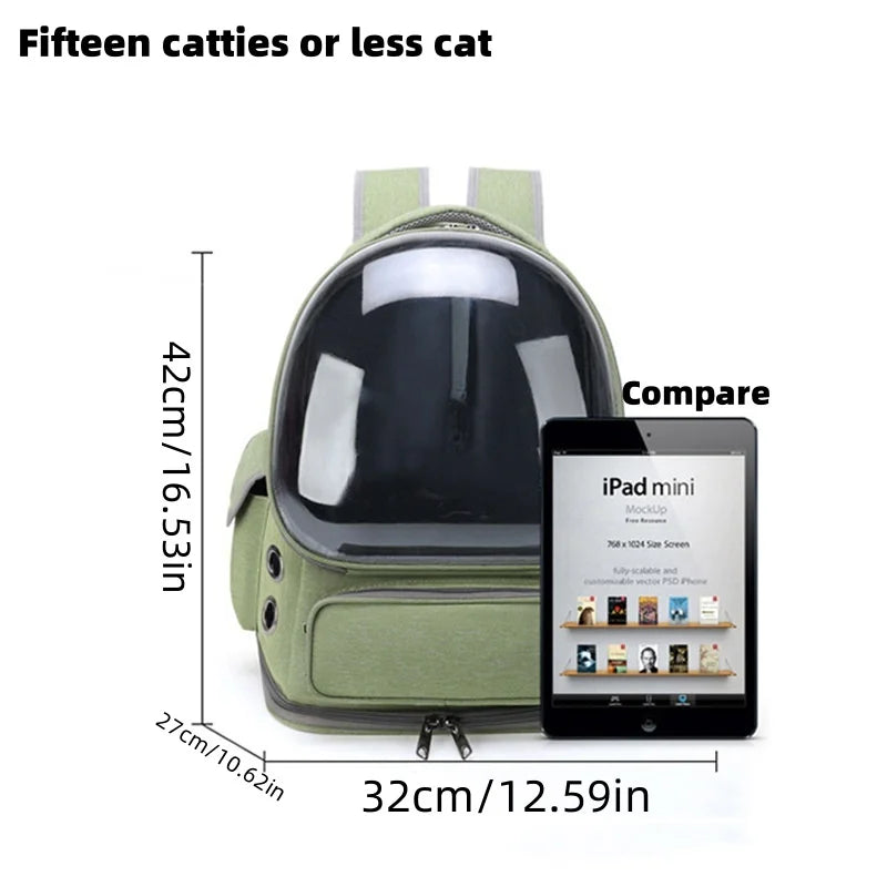 🚀 Pet Explorer™ Space Capsule Carrier Backpack